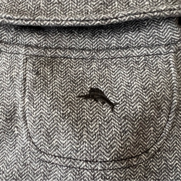 Tommy Bahama Herringbone Grey Pullover Men’s Large | LIKE NEW - Picture 8 of 9